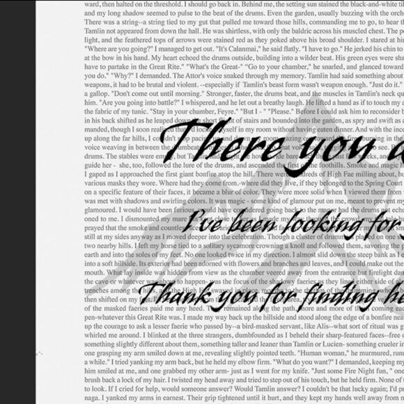 A Court of Thrones and Roses Sarah J Maas Print - Picture 3 of 6